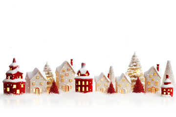 Fototapeta na wymiar Christmas decorations isolated on a white background