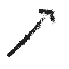 black arrow brush element