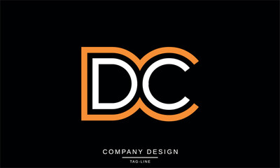 CD, DC, Abstract Letters Logo Monogram
