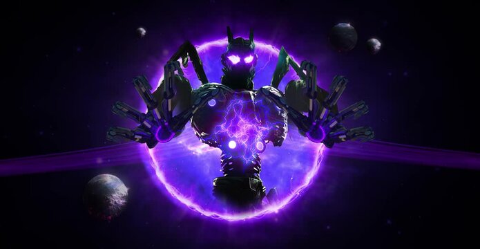 Giant Galactic Robot - Looped
