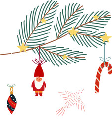 Christmas Branch Decor