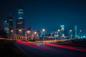 KAFD riyadh city night © Kashif