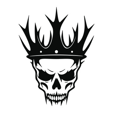 Skul nwith crown logo