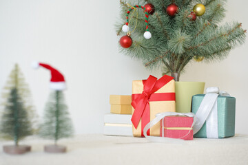 christmas and ornament for decorate christmas with white background