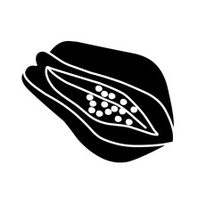 fruit silhouette icon