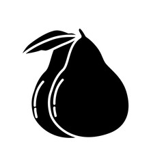 fruit silhouette icon