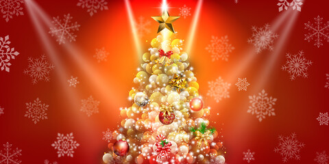 Christmas　background
