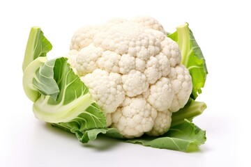 Cauliflower isolated on White