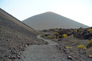 An der Caldera de los Cuervos auf Lanzarote