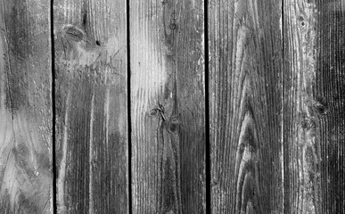 Grunge gray wood board fence or wall pattern.