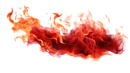 Fiery Motion isolated on transparent background, png