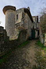 Fototapeta na wymiar Le Poët-Laval, village médiéval de la Drôme