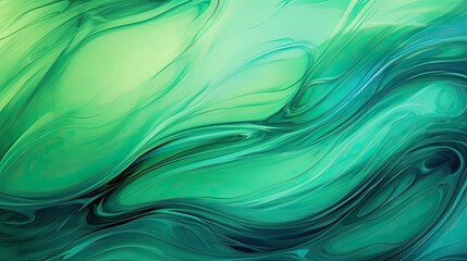 Aqua and Green abstract background which patterns remind of invasive tree roots, river steam.
 - obrazy, fototapety, plakaty
