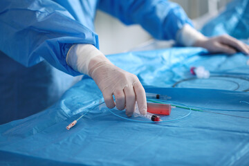 Surgery on blood vessels. Surgical interventions on blood vessels. Prevention of blood clots....