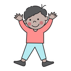 Children have fun and imagination, diversity.
