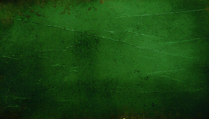 Dark Green Aged Damaged Paper