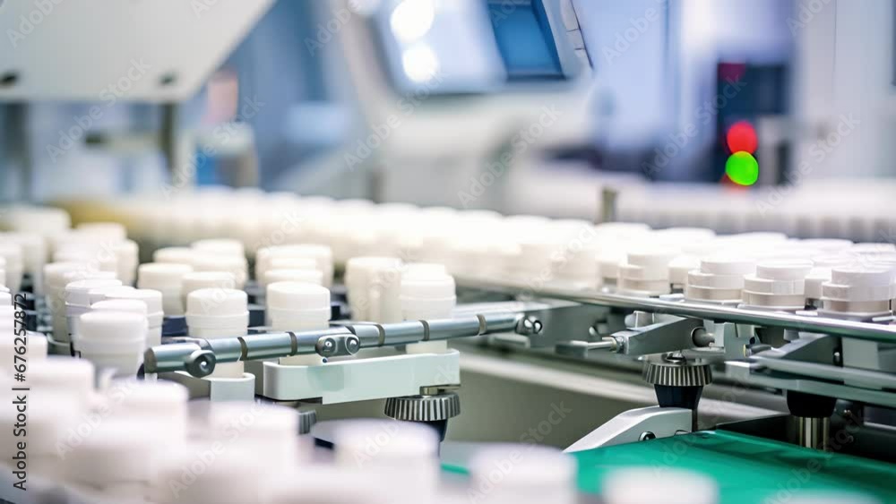 Aufkleber a detailed image capturing automated inspection machines, thoroughly scrutinizing each individual pi