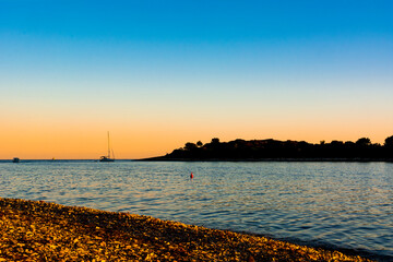 Abendrot an der Adria, Kroatien