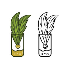 Cannabis Oil Design Illustration vector eps format , suitable for your design needs, logo, illustration, animation, etc.