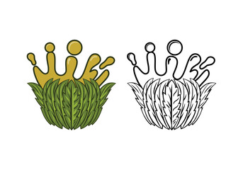 Cannabis Oil Design Illustration vector eps format , suitable for your design needs, logo, illustration, animation, etc.