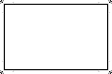 Obraz premium Elements of ornate vintage frames. Black on white classic calligraphy swirls, floral motifs. Design print for greeting cards, wedding invitations, restaurant menu, royal certificates. Set 53