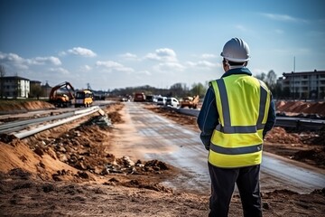 An engineer inspected the structure of a road construct