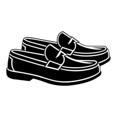 Hand Drawn Illustration of Casual Shoes