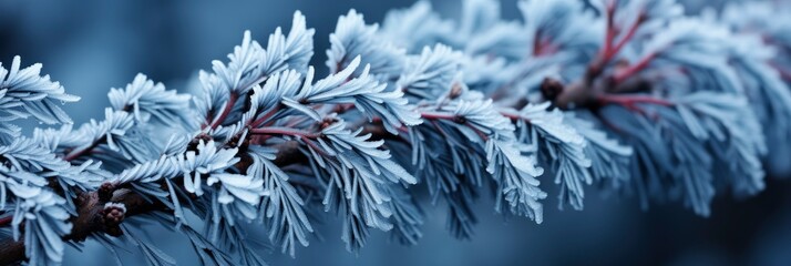 Winter Pine Branch Frost , Background Image For Website, Background Images , Desktop Wallpaper Hd Images
