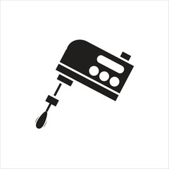 hand mixer vector icon line template