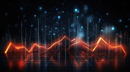 Business and office statistics, numbers and reports. Sales, profit, cost, capital etc. Data analysis, data science concept