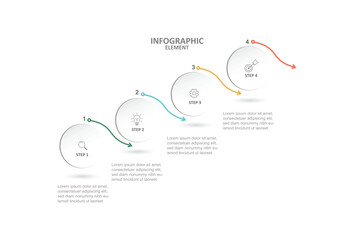 Infographic template design vector 