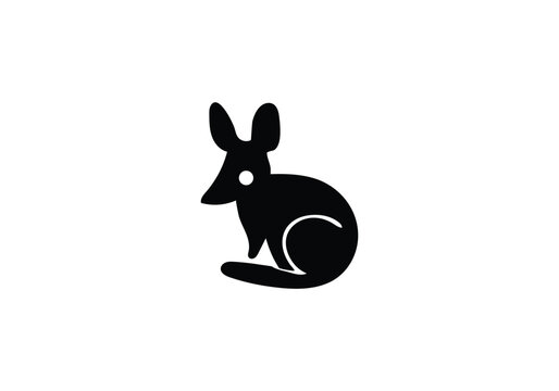 Bilby icon minimal style illustration design