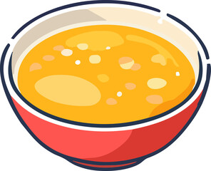 Miso soup icon, Asian food, Japan cup,