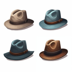 set of hats