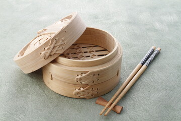 klatak or bamboo steamer, usually used to steam dimsum or siu may