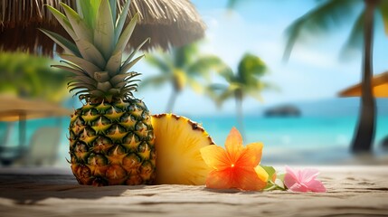 Crafting a Summery Background for Vivid Presentations with Summer Fun