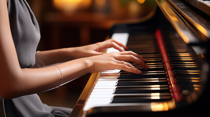 pianist hands on piano keys, music, concert, melody, etude, symphony, sonata, composition, opera, play, musician, performance, musical instrument, fugue, nocturne, stage, play, fingers, chord, notes