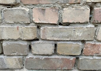 Brick wall pattern background, brick texture close view