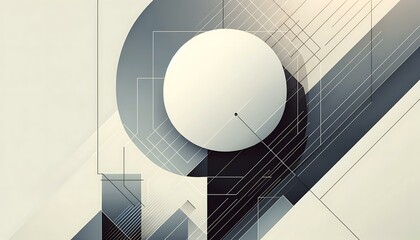 Abstract background with a minimalist geometric design, featuring clean lines and a monochromatic color scheme