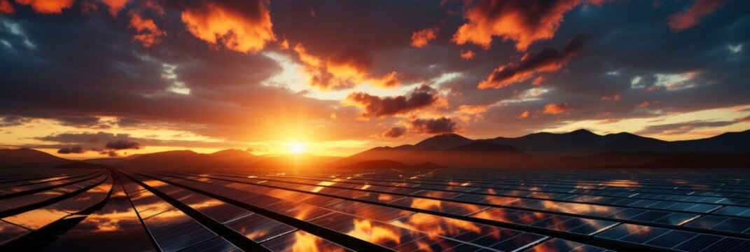 Solar Panels Producing Clean Energy On , Background Image For Website, Background Images , Desktop Wallpaper Hd Images