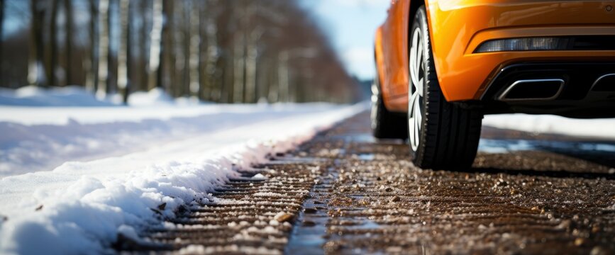 Tire Winter On Snow Road Tires , Background Image For Website, Background Images , Desktop Wallpaper Hd Images