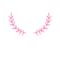 Ranke, Lorbeerkranz. - Vintage Ornament