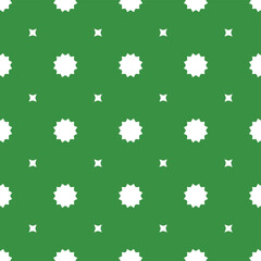 Simple Green Christmas seamless pattern background