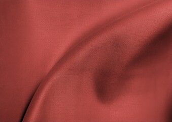 Red cloth texture background. Natural textile material pattern cover 3D illustration