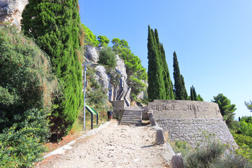 Forest Park Marjan in Split, Croatia