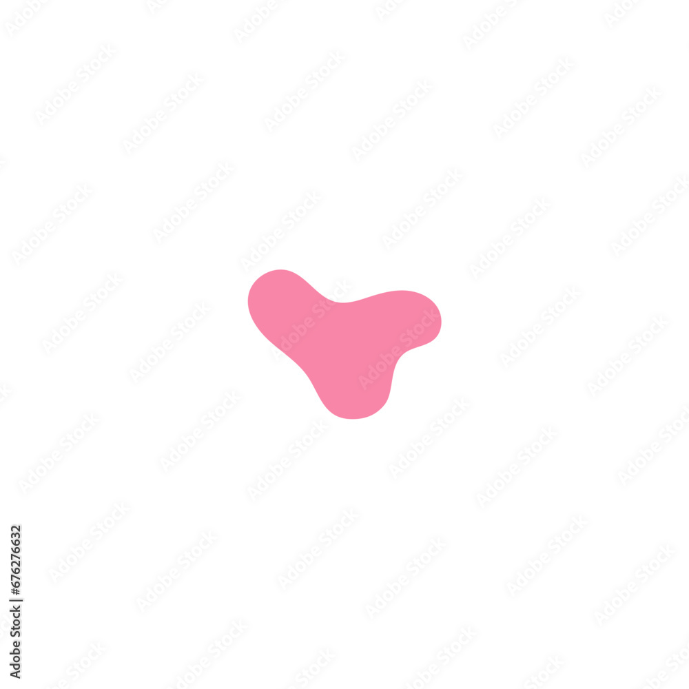 Poster blob set abstract vector color creative
