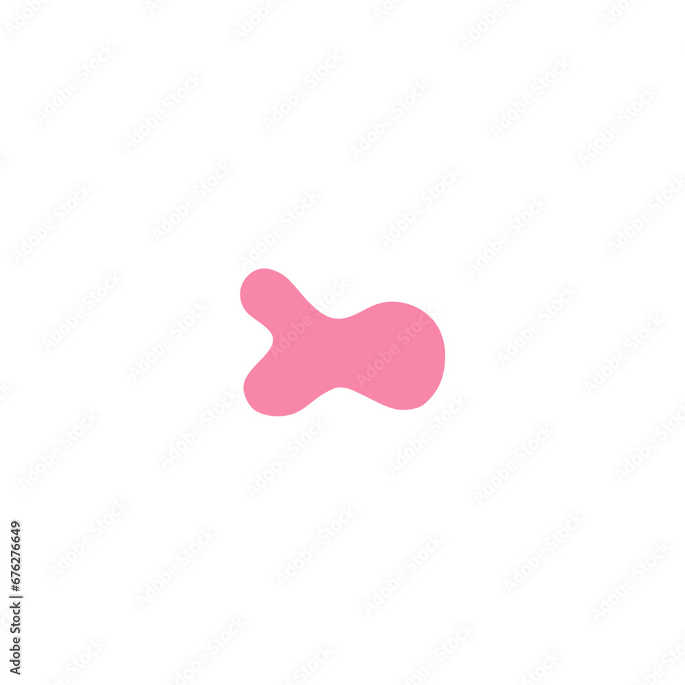 Poster blob set abstract vector color texture