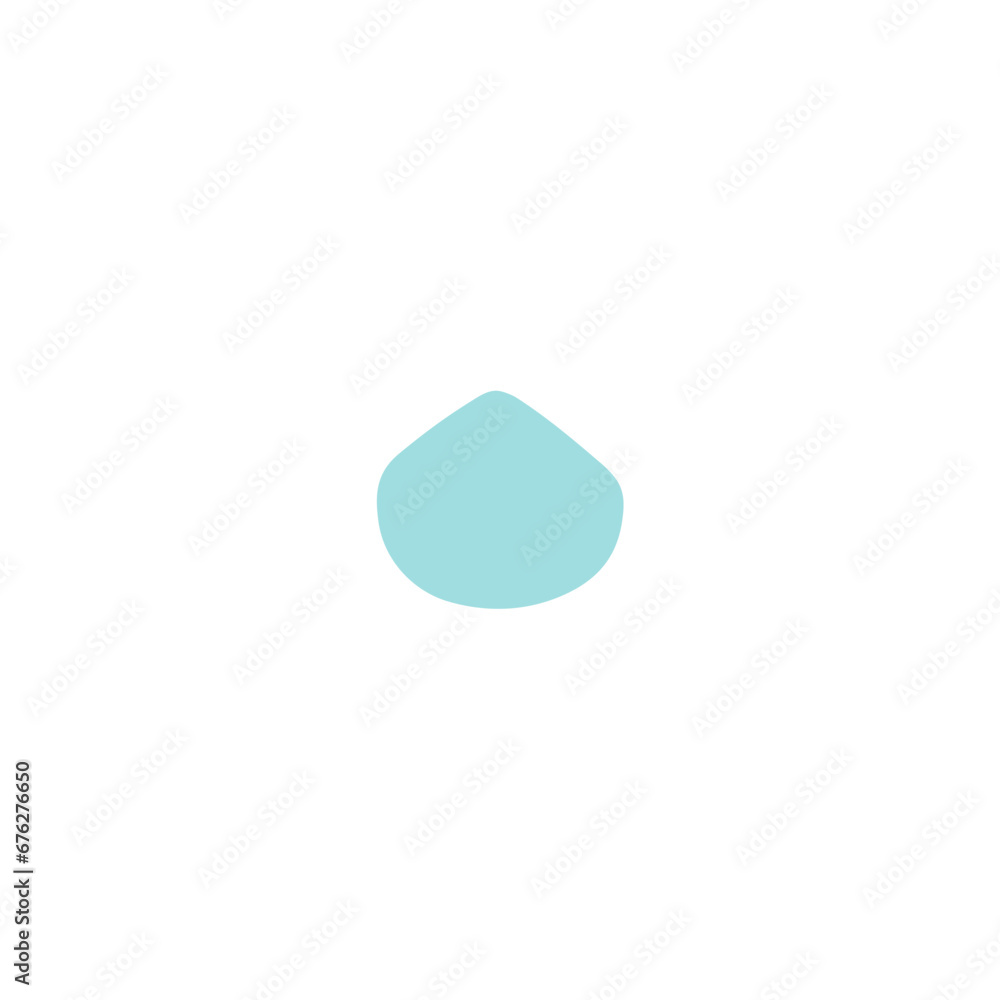 Poster blob set abstract vector color isolated