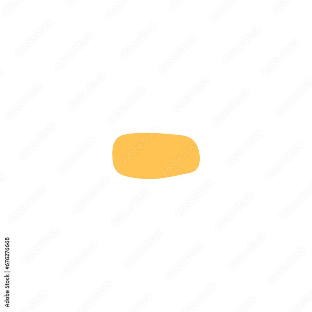 Poster blob set abstract vector color cartoon