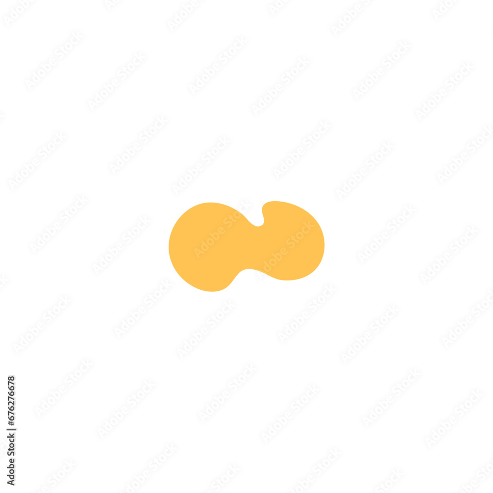 Leinwandbilder blob set abstract vector color shape